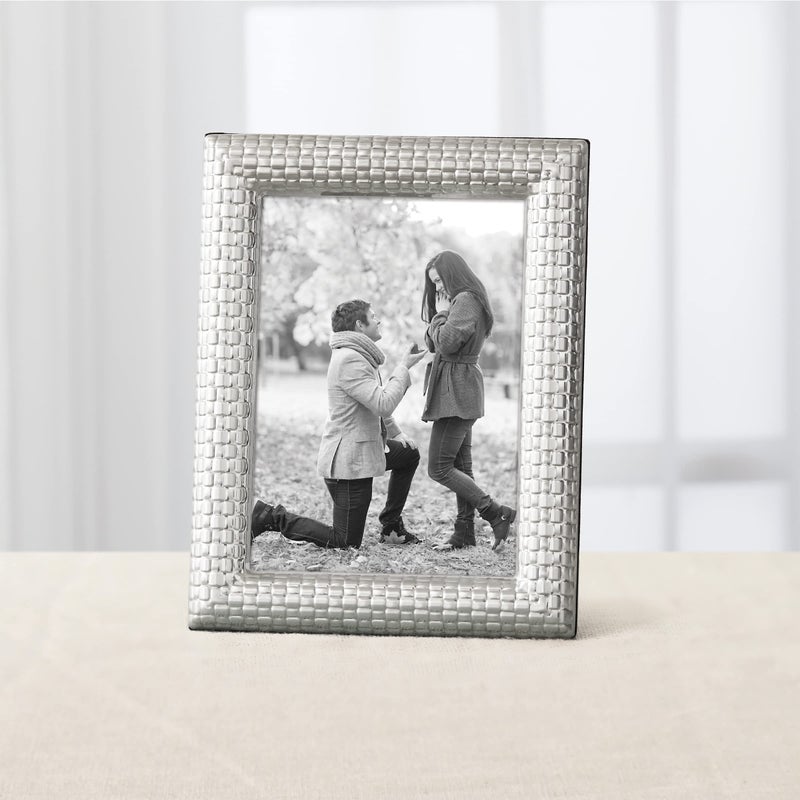 Reed & Barton Watchband Silver Plate Frame, 5 x 7 Inch - Image 2